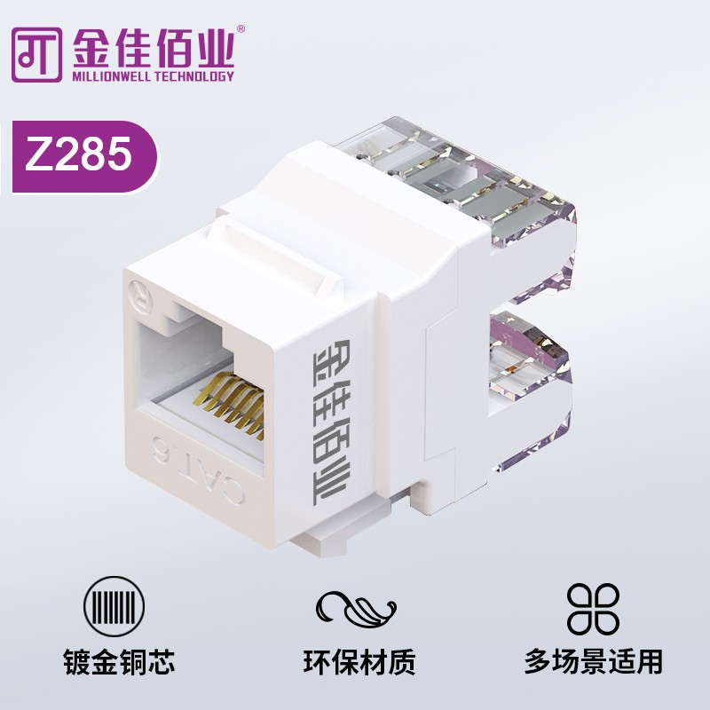 金佳佰業  六類非屏蔽 打線網絡模塊Z285